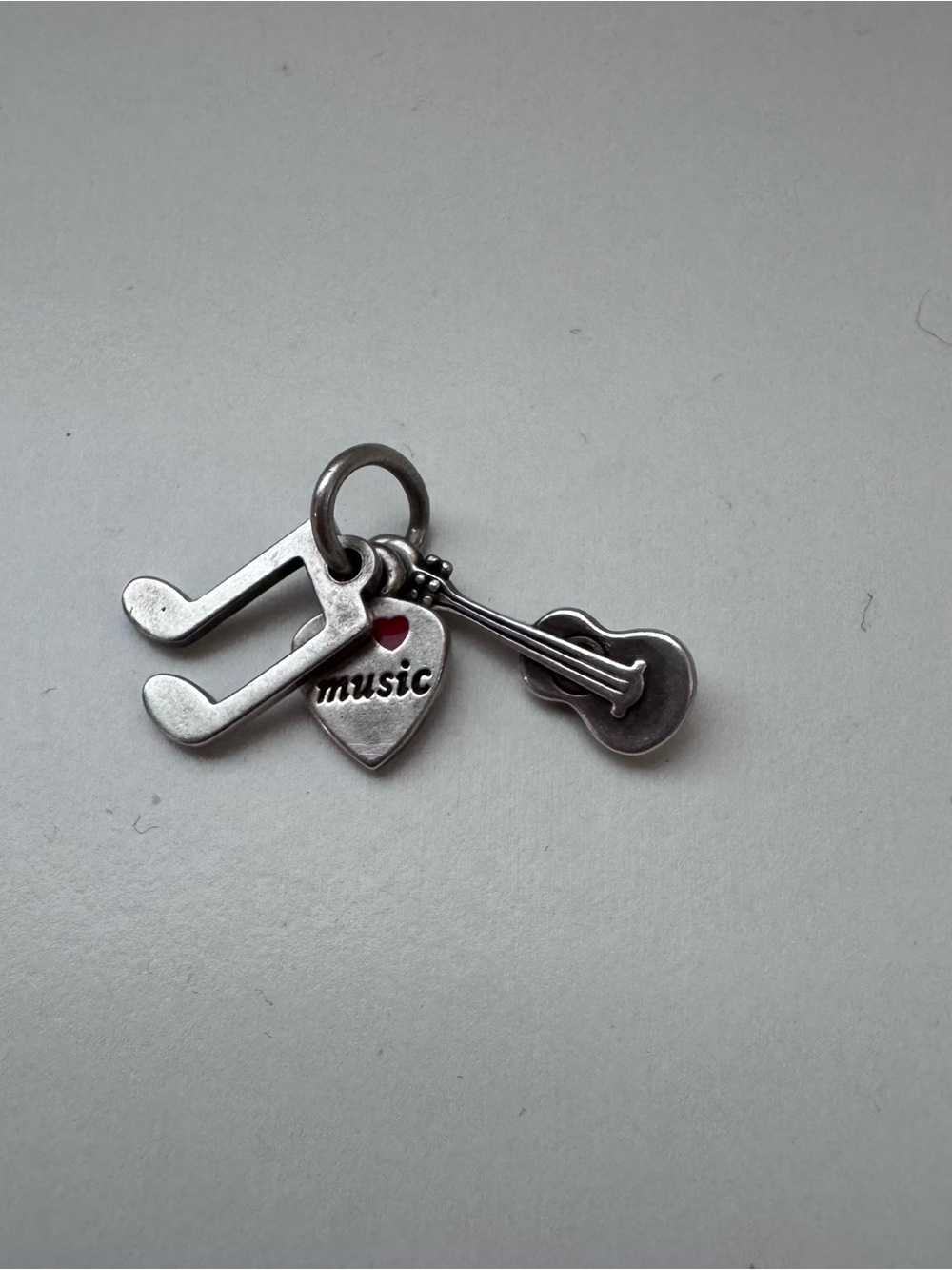 Authentic pandora I love music dangle charm